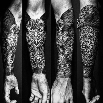 Geometry tattoo style in solan